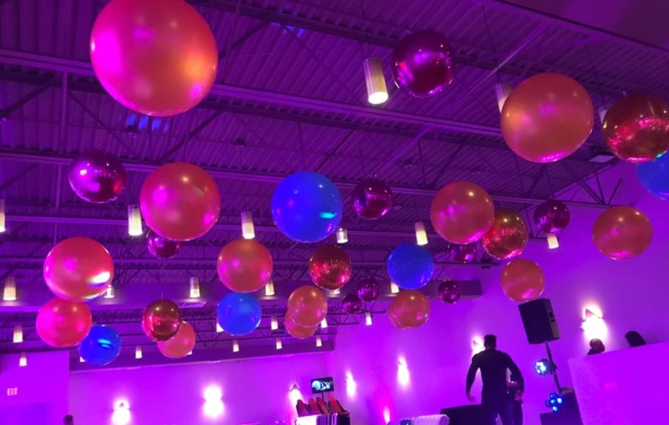 Ceiling Balloon Decorations